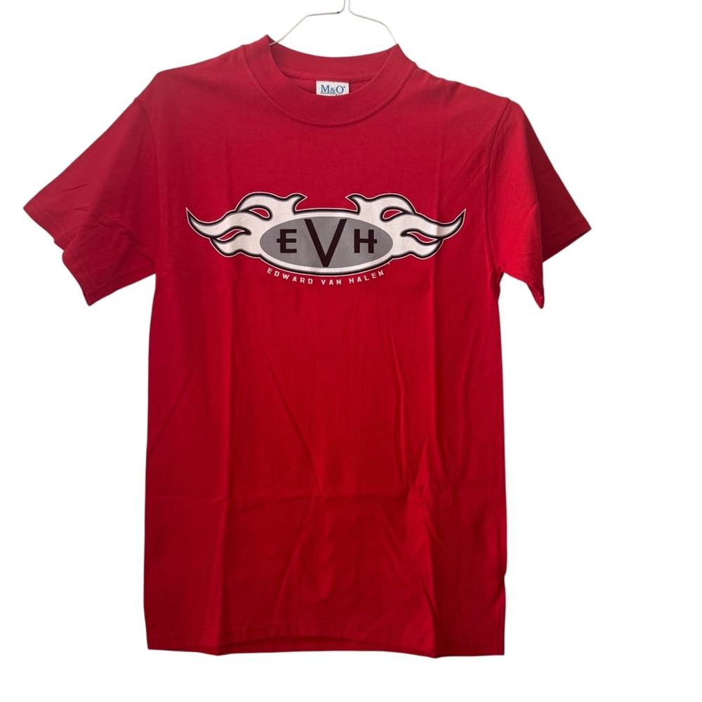 NEW Vintage Eddie Van Halen Red Graphic T Shirt Men’s Small Unisex M & O Knits - Picture 9 of 9